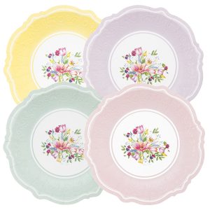 primavera-fiori-colori-carta-plastica-decorati-piatti-grandi