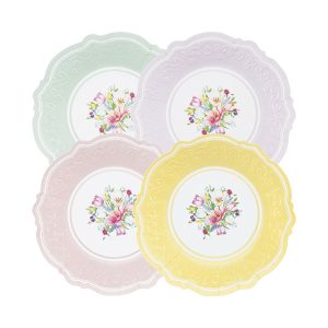 primavera-fiori-colori-carta-plastica-decorati-piatti-piccoli