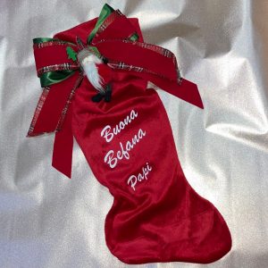 calze-artigianali-epifania-velluto-colore-nastrino-accessori-gadget-nome-personalizzate