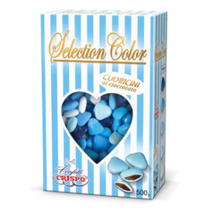 SelectionColor-Cuoricini-Mignon-Verde-confetti-al-cioccolato-fondente-celesti-crispo