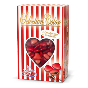 SelectionColor-Cuoricini-Mignon-Verde-confetti-al-cioccolato-fondente-rossi-crispo