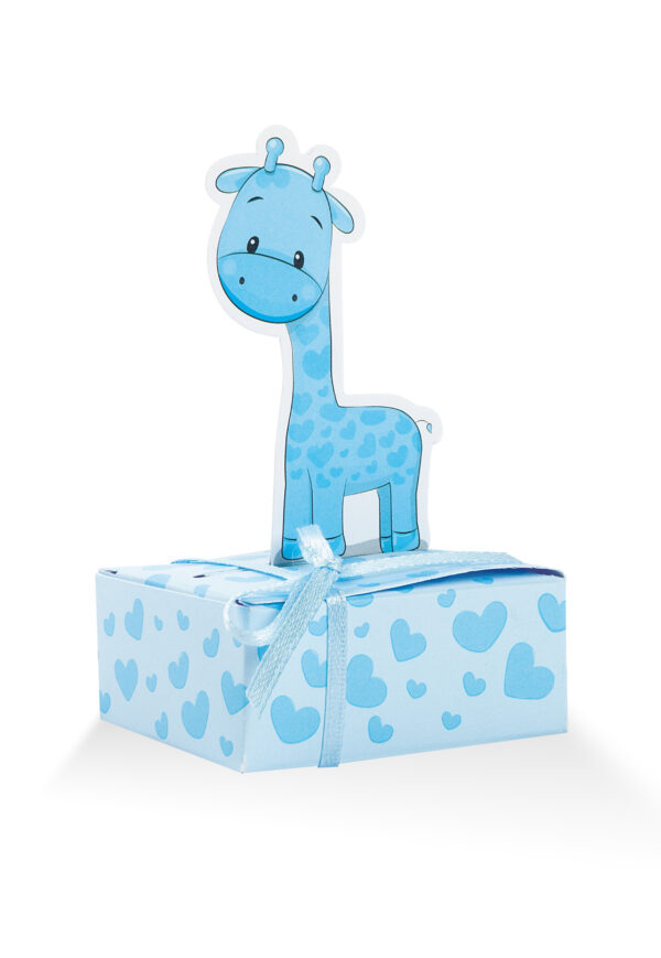 cucciolo-giraffa-celeste-Nascita-Battesimo-bomboniere-sacchetti-scatoline-pianeta-carta-le-stelle