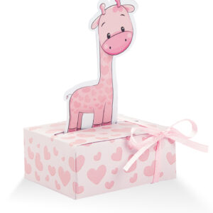 cucciolo-giraffa-rosa-Nascita-Battesimo-bomboniere-sacchetti-scatoline-pianeta-carta-le-stelle