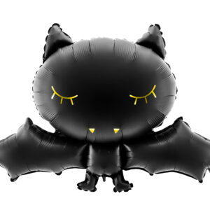 palloncino-in-foil-pipistrello-nero-Happy-Halloween-dolcetto-o-scherzetto-piatti-bicchieri-tovaglioli-tovaglie-accessori-per-feste-halloween-gadget-party-pianetacarta-lestelle