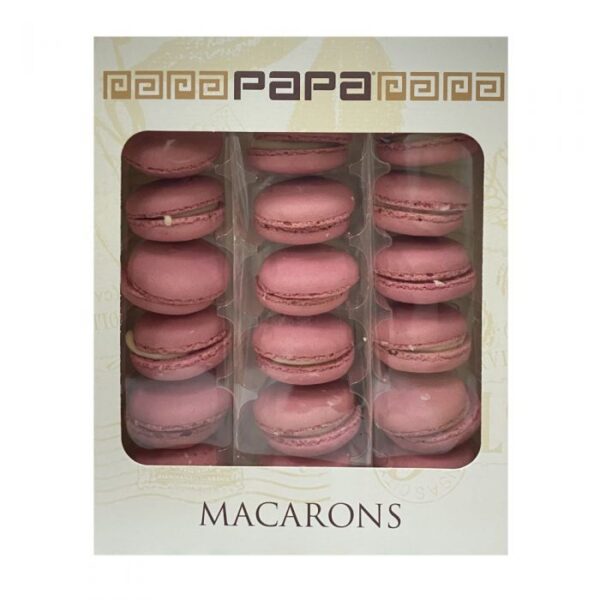 macarons-fragola-papa-confetti-per-ogni-ricorrenza-macarons-alla-fragola-rosa-senza-glutine-pianetacarta-lestelle