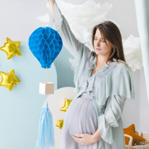 Sfera di carta nappina azzurra-Sfera-di-carta-azzurra-nappina-per-articoli-da-festa-decorazione-tema-di-festa-personalizzazione-regalo-per-gli-ospiti-segnaposto-originale-buffet-economici-e-versatili-atmosfera-unica-e-speciale-pianeta-carta-le-stelle