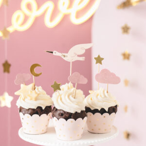 Topper-muffin-cicogna-cupcake-nascita-topper-personalizzati-decorazioni-feste-compleanno-benvenuto-bambino-bambina-immagini-colori-tema-festoso-elegante-creativo-KPM30-pianeta-carta-le-stelle