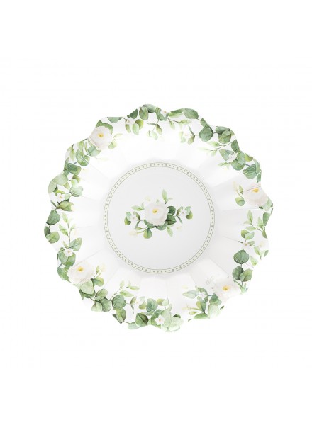 Romantic-Green-piatti-fondi-Articoli-per-la-tavola-decorati-eleganti-tavola-accogliente-speciale-occasione-feste-cene-matrimoni-ricorrenze-compleanni-prodotti-alta-qualità-design-unico-varietà-stile-personalizzato-acquisto-online-conveniente-pianetacarta-lestelle