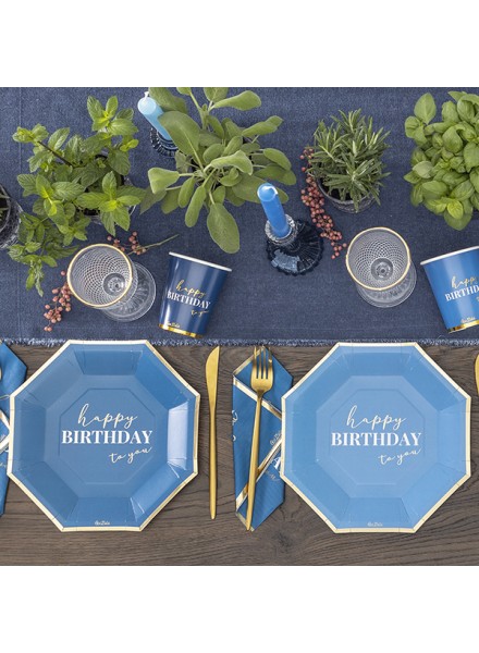 Happy-Birthday-blu-piatti ecologici - prodotti monouso - piatti in carta - piatti senza plastica - piatti riciclabili - certificazione Aticelca - direttiva europea SUP - piatti per compleanno - piatti ottagonali - piatti Happy Birthday - piatti Pink - piatti Blu - decorazioni per compleanno - articoli per feste - piatti usa e getta - piatti biodegradabili - piatti eco-friendly - piatti in materiale naturale - piatti compostabili - piatti sostenibili-pianetacarta-lestelle-64346