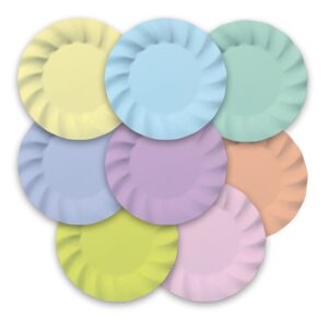 Wavy Soft Rainbow-piatti monocolore - piatti a onda - piatti ecologici - piatti per feste - piatti per catering - piatti per cerimonie - piatti originali - piatti robusti - carta biodegradabile - carta compostabile - confezione termoretraibile - stampa a colori Pantone - piatti in carta - piatti usa e getta - piatti biodegradabili - piatti compostabili - piatti monouso - piatti per eventi - piatti per catering eco-sostenibili - design originale piatti-pianetacarta-lestelle-30430