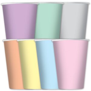 Wavy Soft Rainbown bicchieri-bicchierini monouso - Wavy Soft Rainbown - eco-friendly - sostenibili - design elegante - cocktail - bibite - evento - feste - compleanni - catering - stampa personalizzata - termoretrattura - materiale carta - capacità 200 cc - lunghezza 7,5 cm - altezza 9,8 cm - grammatura 210 gr - paese utilizzo world-pianetacarta-lestelle-30431