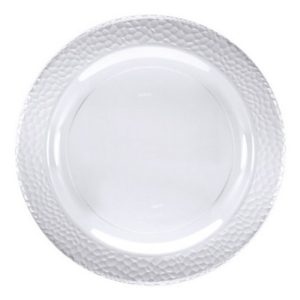 Trasparente piccolo goffrato-Piccolo goffrato Pebble-Piatto plastica piccolo bianco bordo goffrato Pebble 10-piatti rigidi riutilizzabili - plastica lavabile - ecologici - convenienza - resistenza - leggerezza - catering - sostenibilità - praticità - qualità - durevolezza - evento all'aperto - picnic - feste - materiale di alta qualità - piatti di plastica - piatti rigidi - piatti lavabili - piatti riutilizzabili - impatto ambientale-pianetacarta-lestelle-8C347884