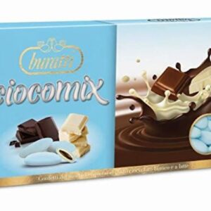 Tenerezza Misto Frutta-Confetti-Buratti-Ciocomix-Azzurri-Cioccolato, evoluzione, dolcezza, morbidezza, confetto-al-cioccolato-fondente, cioccolato-al-latte, cioccolato-bianco, resa-numerica, confezioni, informazioni-complete, layout-della-scatola, ingredienti, cioccolato, zucchero, amido-di-riso, gomma-arabica, maltodestrina, cera-carnauba, coloranti, tracce-di-frutta-a-guscio, tracce-di-arachidi, tracce-di-latte, senza-glutine, conservazione-pianeta carta - le stelle - mercatino antignano vomero-CXAZ100-Buratti Tegsvas Confetti Tenerezze Vassoio Misto Frutta Rosso - 0.50 Kg- confetti rossi