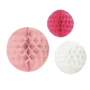 sfere nido ape rosa-3-sfere-in-carta-nido-d-ape-cm-20-25-30-azzurro-40910-pianetacarta-lestelle-articoli per feste