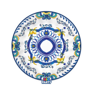 piatti Amalfi - piatti 20 cm - piatti estivi - piatti festa mare - piatti plastica decorati - piatti monouso eleganti - piatti tema mediterraneo - piatti colorati - piatti per antipasti - piatti per eventi estivi - piatti resistenti - piatti per feste - piatti design Amalfi - piatti per alimenti freddi - piatti per alimenti caldi - piatti coordinati tavola - piatti decorativi - piatti per picnic - piatti per barbecue - piatti per aperitivi76627 - pianeta carta - le stelle bomboniere- 76628 - 76625 - 76626 - 76626