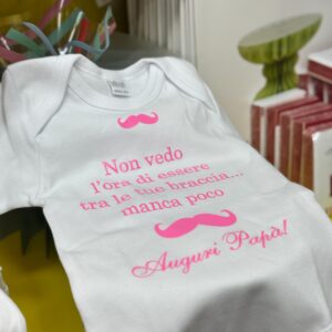 Body neonato personalizzato