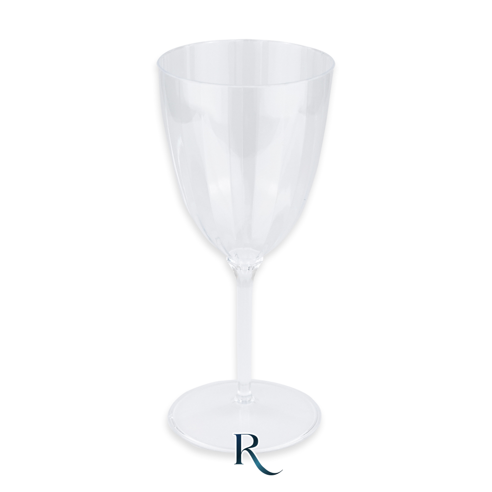 Bicchieri riutilizzabili Ribbed Crystal